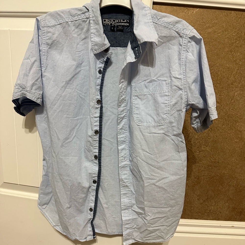Boys short sleeve button down shirt